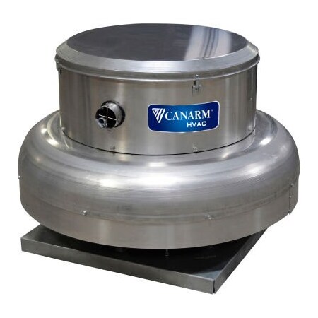 Canarm Canarm 13-1/2" Downblast Exhauster - Direct Drive EC Motor - Spun Aluminum - 1HP - 2670 CFM A2X135-DD100EC